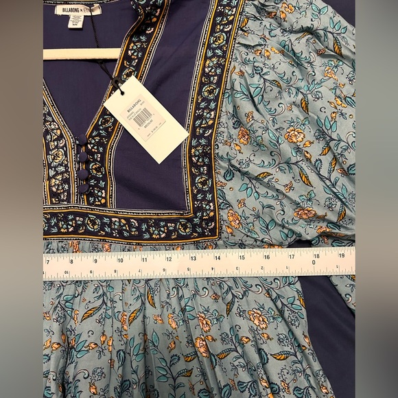 *RARE* NWT Billabong x Elle Ferguson Boho Maxi Dress - Picture 10 of 11